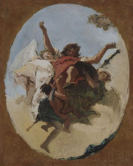 Giovanni Battista Tiepolo The Apotheosis of Saint Roch Spain oil painting art